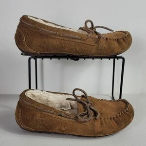 UGG Australia Unisex Dakota Chestnut Moccasin Slippers Shoes Size 1 SN 5296